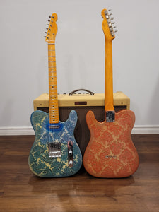 1968 Vintage Paisley / Blue Flower Guitars