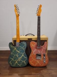 1968 Vintage Paisley / Blue Flower Guitars