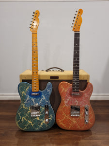 1968 Vintage Paisley / Blue Flower Guitars