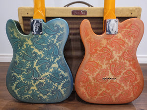 1968 Vintage Paisley / Blue Flower Guitars